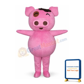 Cheap Cute Pig Mascot Costume