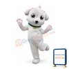 Super Cute Lightweight White Dog Mascot Costume