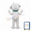 Super Cute Lightweight White Dog Mascot Costume