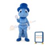 Blue Cricket Mascot Costume