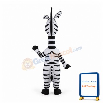 Funny Zebra Mascot Costume