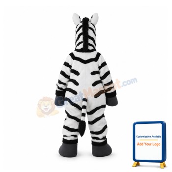 Lightweight Zebra Mascot Costume