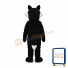 White Black Wolf Mascot Costume