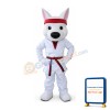 Sport Lightweight White Wolf Mascot Costume