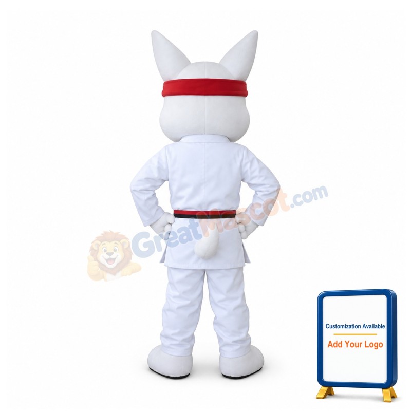 Sport Lightweight White Wolf Mascot Costume