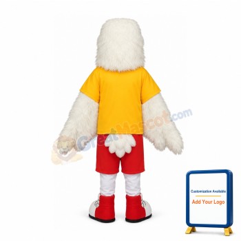 White Falcon Mascot Costume