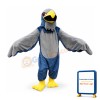 Grey Falcon Mascot Costume