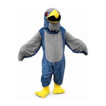 Grey Falcon Mascot Costume