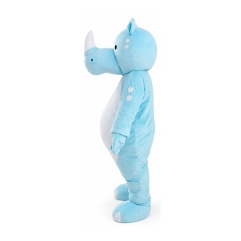 Blue Lightweight Rhinoceros Mascot Costume