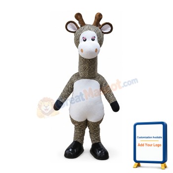 Beautiful Giraffe Mascot Costume