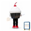 Cupcake Mascot Costume