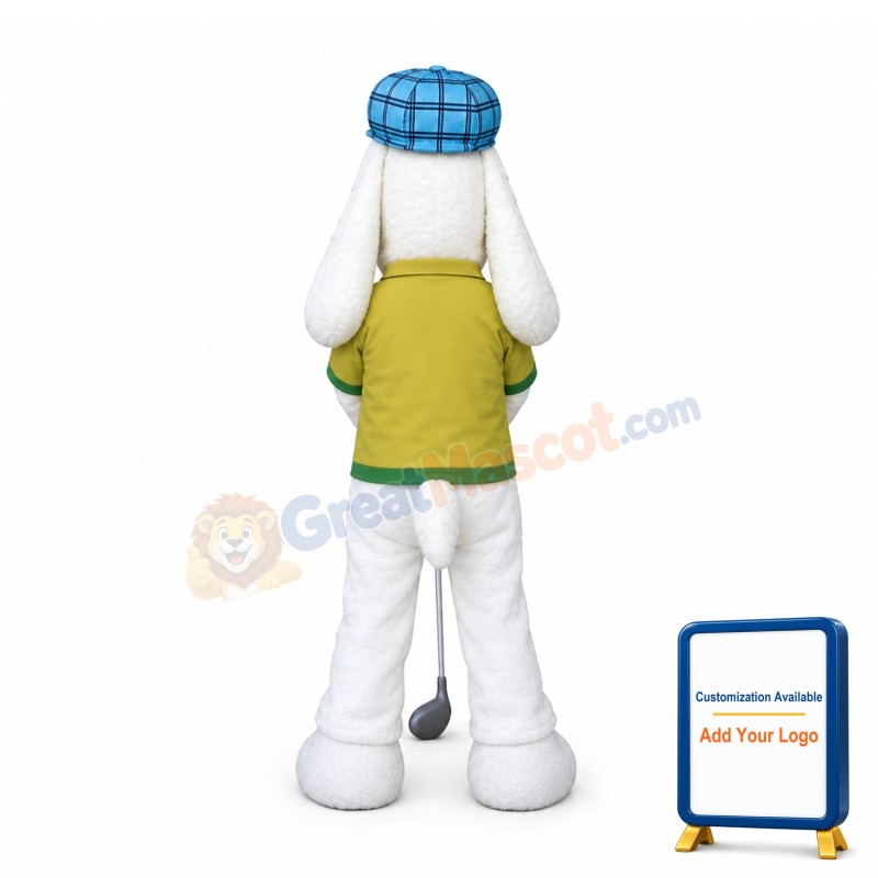 Golfer Dog Mascot Costume