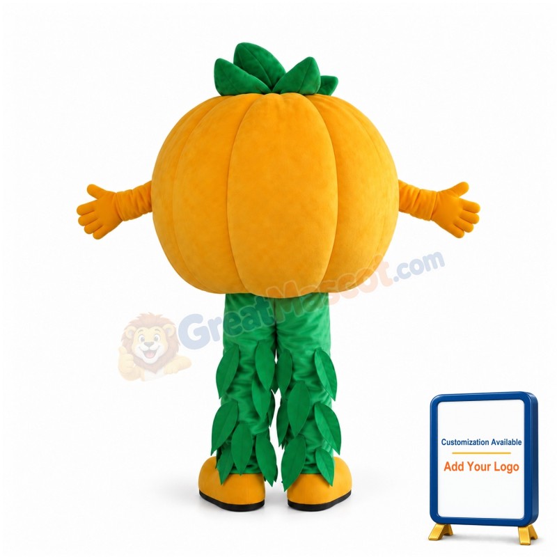 Happy Lightweight Pumpkin Mascot Costume