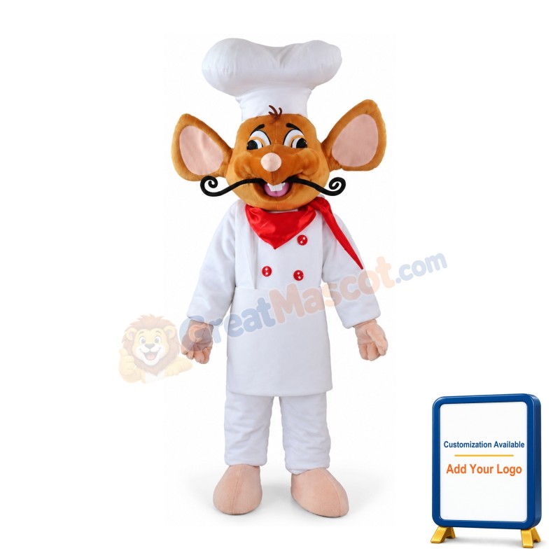 Chef Mouse Mascot Costume