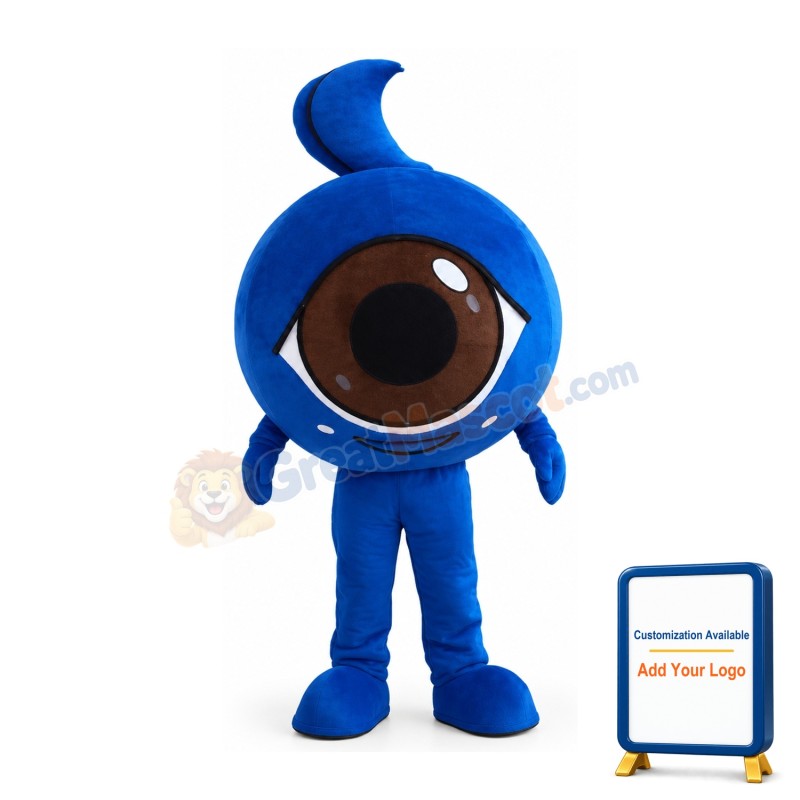 Blue Eye Mascot Costume