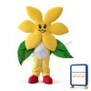 Pretty Yellow Flower Mascot Costume