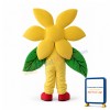 Pretty Yellow Flower Mascot Costume