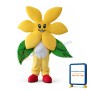 Pretty Yellow Flower Mascot Costume