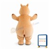 Brown Lightweight Rhino Mascot Costume