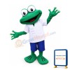 Happy Frog Mascot Costume