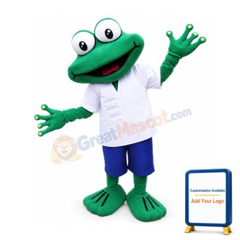Best Quality Happy Frog Mascot Costume