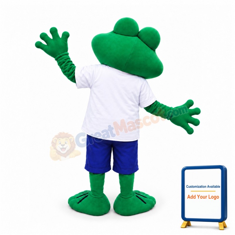 Happy Frog Mascot Costume
