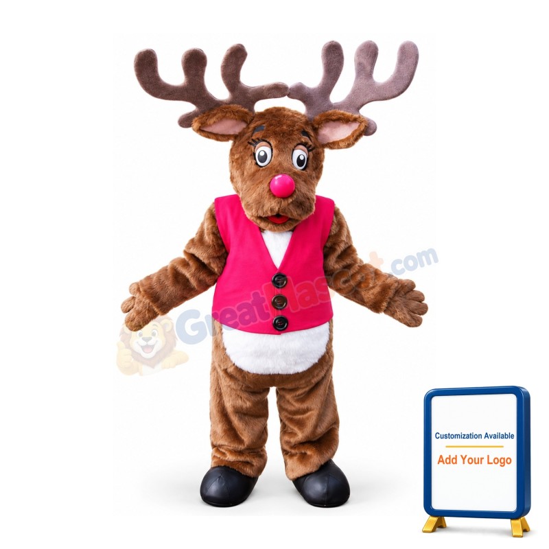 Reindeer Mascot Costume