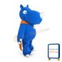 Blue Rhino Mascot Costume