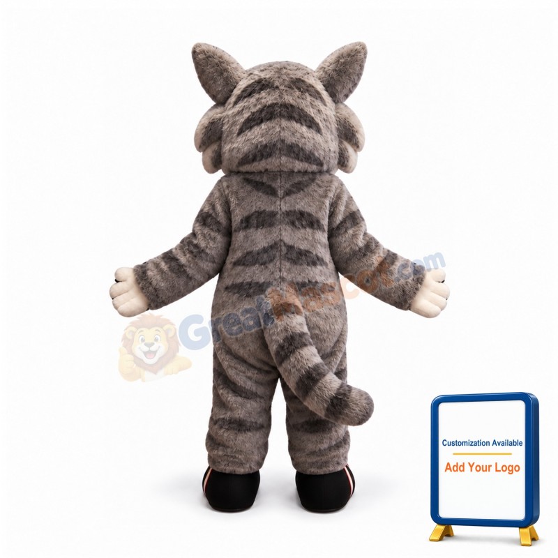 Super Cute Lightweight Wildcat Mascot Costume