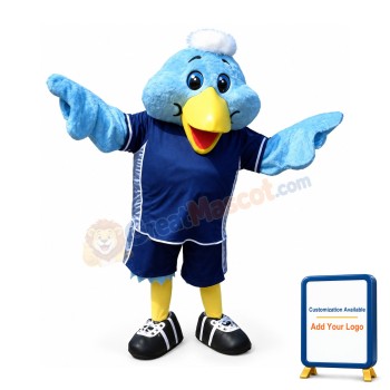 Super Cute Blue Bird Mascot Costume