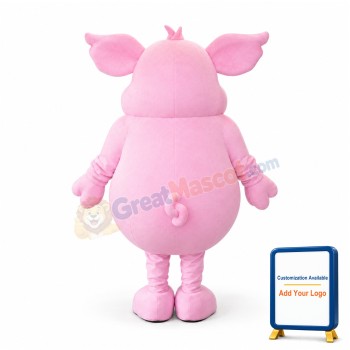 Super Cute Lightweight Pink Pig Mascot Costume