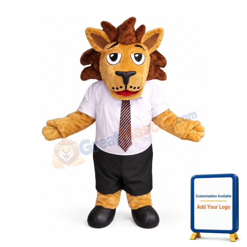 School Lion Mascot Costume