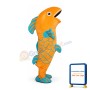 Yellow & Blue Fish Mascot Costume
