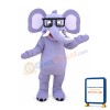 Friendly Lightweight Elephant Mascot Costume