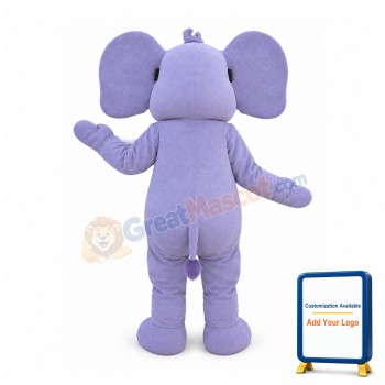 Friendly Lightweight Elephant Mascot Costume
