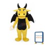 Yellow Dragon Mascot Costume