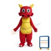 Super Cute Red Dragon Mascot Costume