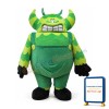 Green Monster Mascot Costume