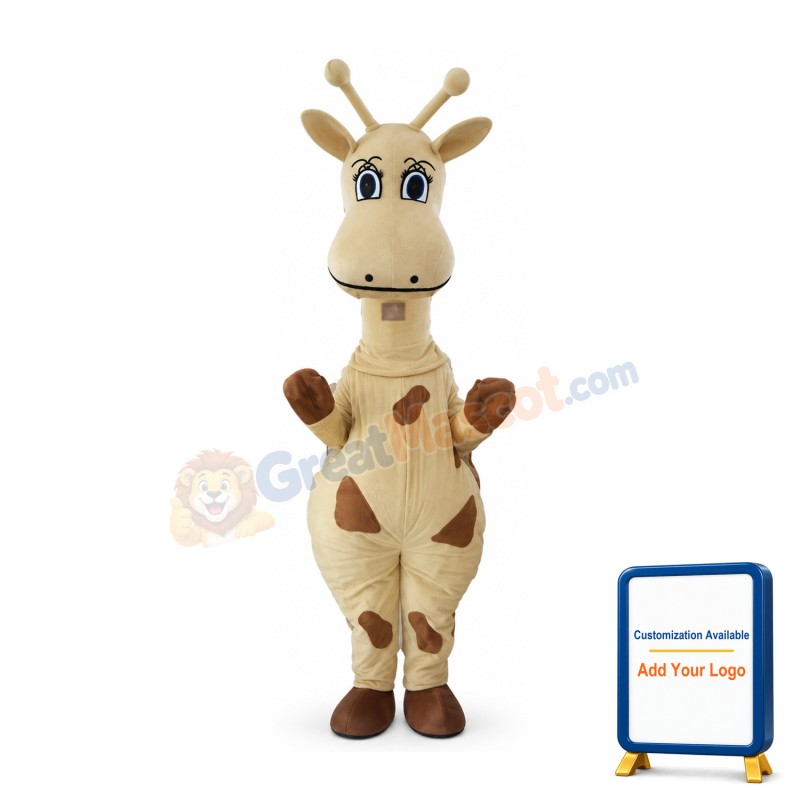 Lightweight Giraffe Mascot Costume
