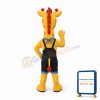 Super Cute Lightweight Yellow Giraffe Mascot Costume