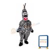 Friendly Lightweight Zebra Mascot Costume