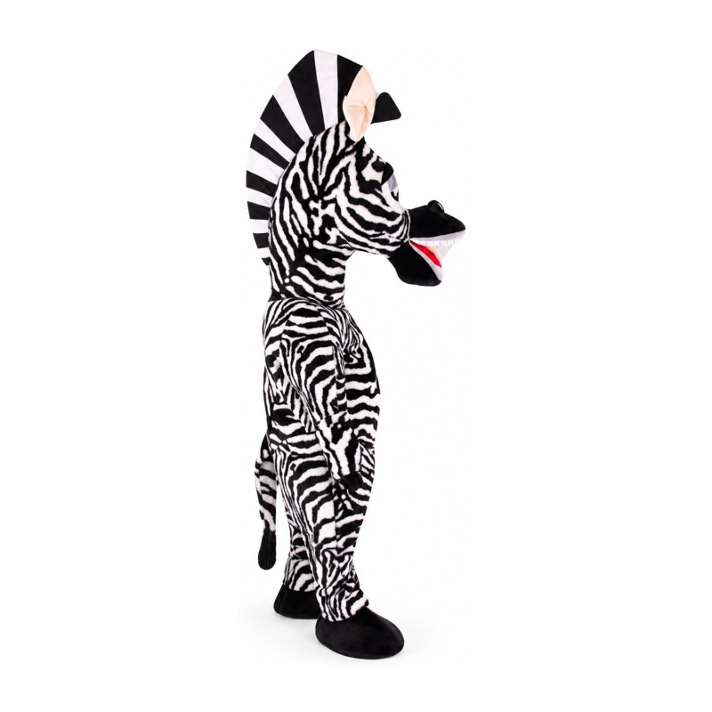 Friendly Lightweight Zebra Mascot Costume