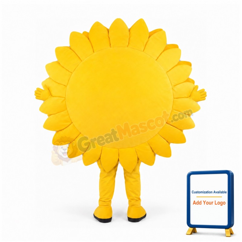 Happy Sun Mascot Costume