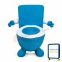 Blue Toilet Mascot Costume