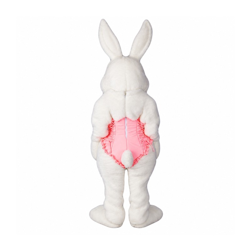 Dancing White Rabbit Mascot Costume