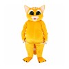 Cute Yellow Cat Mascot Costume