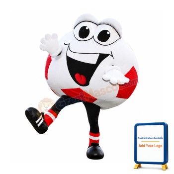 Happy Lightweight Football Mascot Costume