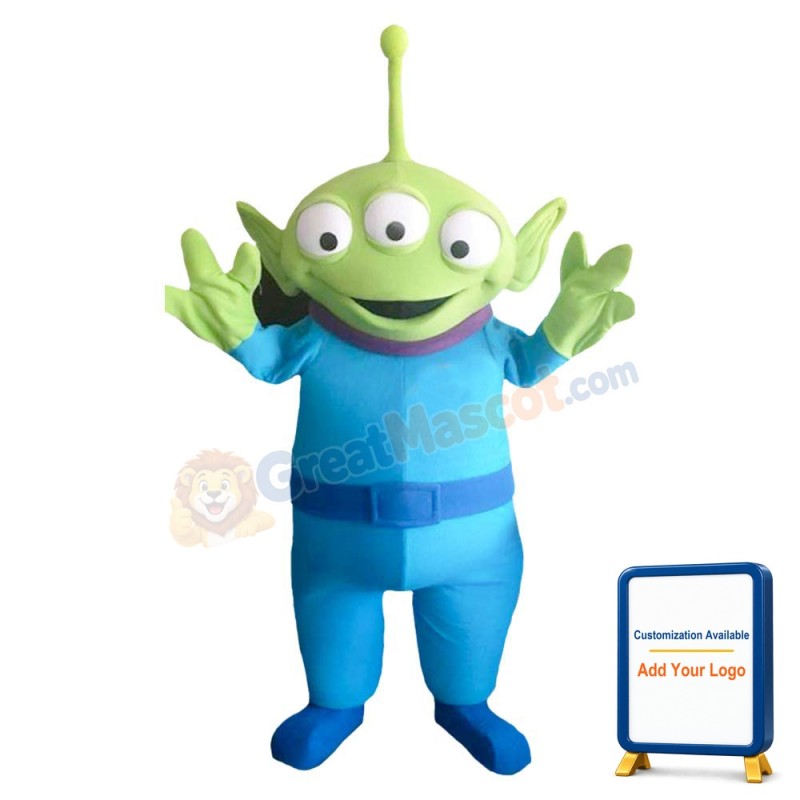 High Quality Green Alien Mascot Costume