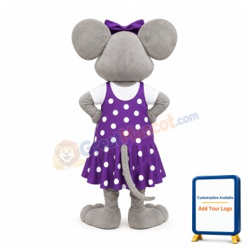 Super Beautiful Mouse Mascot Costume