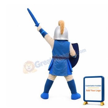 Happy Lightweight Warrior Mascot Costume